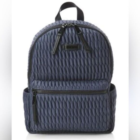 DKNY Women's Mack Backpack, Dark Denim, One Size - Picture 5 of 11